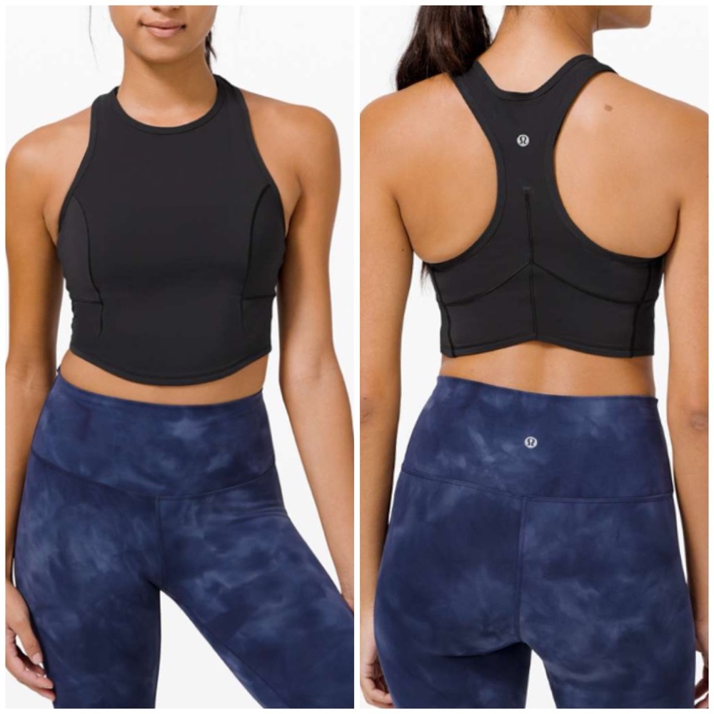 Lululemon Power Thru Black Tank Top Size 6